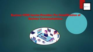 Business VOIP Service Providers For Simplification of Business.pdf