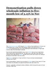 Demonetisation pulls down wholesale inflation to five-month low of 3.15% in Nov.pdf