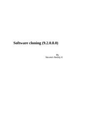 Software cloning.doc