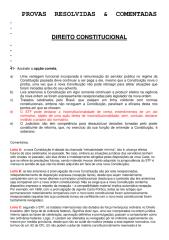 Direito Constitucional - Provas Resolvidas & Comentadas.pdf