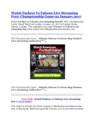 Watch Packers Vs Falcons Live Streaming Free Championship Game.pdf