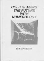 Richard Webster - Cold Reading The Future With Numerology.pdf